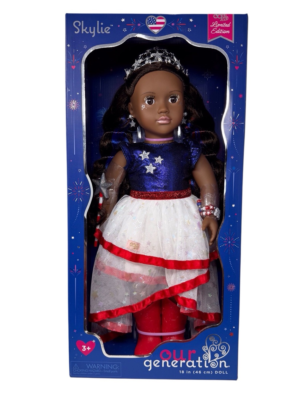 Our Generation Skylie  18" Doll America’s 250th July 4th Collection 2026 New
